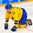 GANGNEUNG, SOUTH KOREA - FEBRUARY 18: Sweden's Jonas Ahnelov #51 gets up after a hit against Team Finland during preliminary round action at the PyeongChang 2018 Olympic Winter Games. (Photo by Matt Zambonin/HHOF-IIHF Images)

